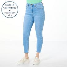 "As Is" IMAN Global Chic Perfect Fit 360 Slim-Leg Ankle Jean