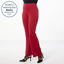 "As Is" IMAN Global Chic Ponte Knit Bootcut Pant