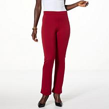"As Is" IMAN Global Chic Straight Leg Ponte Pant