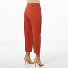 "As Is" IMAN Global Chic Twill Ankle Pant