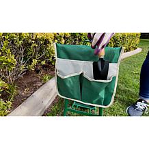 "As Is" Improvements 2-in-1 Garden Bench/Kneeler with Tool Bag