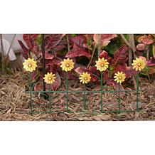 "As Is" Improvements 2-piece 16" Metal Flower Fence