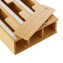 "As Is" Improvements 3-in-1 Bamboo Wrap Cutter and Storage