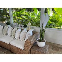 "As Is" Improvements 36-inch Faux Pampas Grass Stakes Set of 2