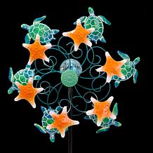 "As Is" Improvements 6' Coastal Turtle Wind Spinner Stake