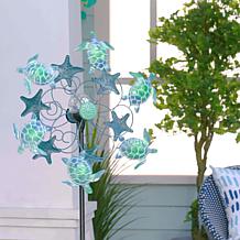 "As Is" Improvements 6' Coastal Turtle Wind Spinner Stake