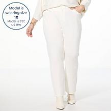 "As Is" Jaclyn Smith Ponte Straight Leg Jean