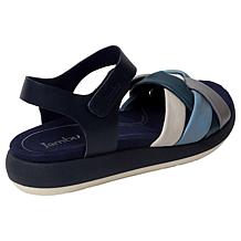 "As Is" Jambu Helena Leather Wedge Sandal