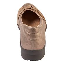 "As Is" Jambu Tara Metallic Leather Ballet Flat
