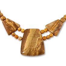 "As Is" Jay King Brazilian Para River Chalcedony-in-Quartz Necklace