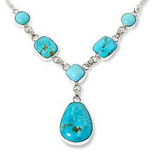 "As Is" Jay King Gallery Collection Kingman Turquoise Chain Necklace