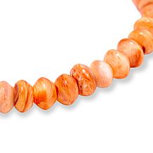 "As Is" Jay King Mexican Lion's Paw Shell Bead Stretch Bracelet