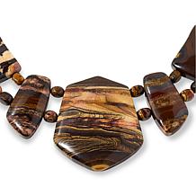 "As Is" Jay King Multicolor Blyde River Canyon Quartzite 18" Necklace