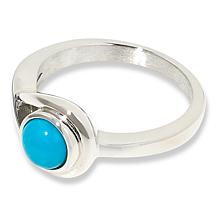 "As Is" Jay King Sterling Silver Sleeping Beauty Turquoise Ring