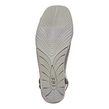 "As Is" JBU Clarisse Peep-Toe Slingback Demi Wedge Sandal