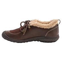 "As Is" JBU Dalia Moccasin-Style Shoe with Faux Fur Trim