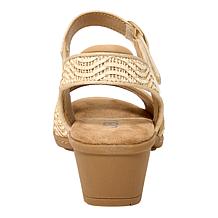 "As Is" JBU Jule Demi Wedge 2-piece Sandal 