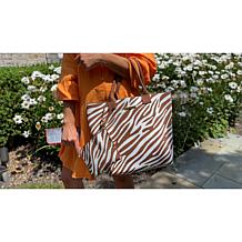 "As Is" Joy CleanBoss World Traveler Knit Chic Tote & Wristlet Set