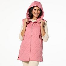 "As Is" Joy Collection Luxe Performance All-Weather Chic Puffer Vest
