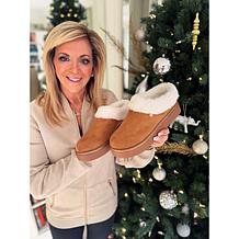 "As Is" Joy Glamorous Cozy Slippers w/Podiatric Insole Best Gift Ever!