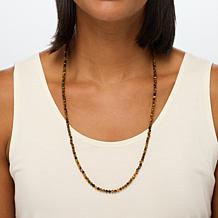 "As Is" KALIFANO Faceted Gemstone Bead 27-1/4" Necklace
