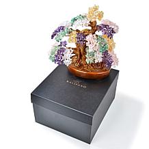 "As Is" KALIFANO Gemstone Bonsai Tree of Life Sculpture