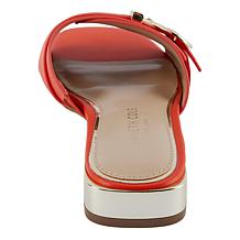 "As Is" Kenneth Cole New York Irene Leather Slip-On Sandal