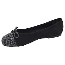 "As Is" Kenneth Cole Reaction Ellie Jeweled Cap Toe Ballet Flat