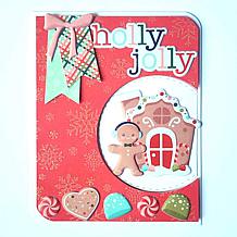 "As Is" Kingston Crafts 5" x 7" Holiday Background Stamps - Set of 6