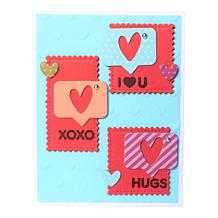 "As Is" Kingston Crafts Mini Chipboard Shapes and Storage Kit