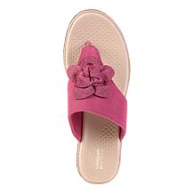 "As Is" LifeStride with Bzees Technology Flower Sandals - Bloom
