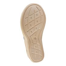 "As Is" LifeStride with Bzees Technology Washable Wedge Sandals - S...