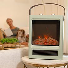 "As Is" LivePure 15" 1500W Crackle & Glow Heater and Fan