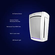 "As Is" LivePure Bali Multi-Room HEPA Air Purifier w/Air Quality Se...