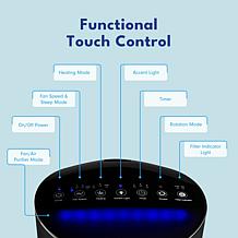 "As Is" LivePure LP580 3-in-1 Air Purifier, Fan & Heater