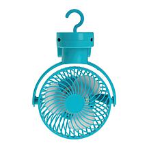 "As Is" Living Glow Fan Rechargeable Power Bank with LED Light