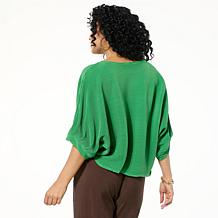 "As Is" Lloyd Boston Easy Luxury Banded Dolman Sleeve Top
