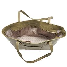 "As Is" London Fog Faux Pebble Leather 3-Piece Tote Set