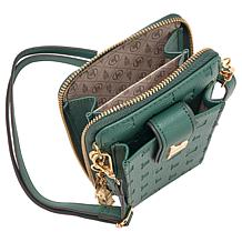 "As Is" London Fog Wanderlust Logo-Embossed Phone Crossbody Bag