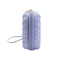 "As Is" Marcy Mckenna Geometric Design Hard-Side Mini Beauty Case