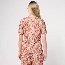 "As Is" Mark & James by Badgley Mischka Amy Short Sleeve Tee