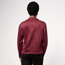 "As Is" Mark & James by Badgley Mischka Lara Boxy Johnny Collar Cro...