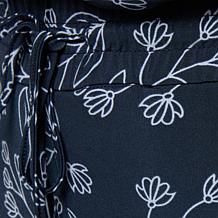 "As Is" Mark + James by Badgley Mischka Printed Pant With Elastic W...