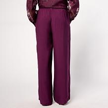"As Is" MarlaWynne Occasion Fold Over Dress Pant