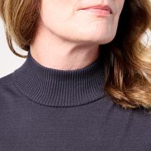 "As Is" MarlaWynne Refine Dressing Mock Neck Shell