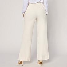 "As Is" MarlaWynne Straight Leg Pant with Darts Details