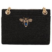 "As Is" Mary Frances Haute Hive Beaded Crossbody