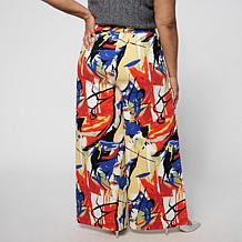 "As Is" Megan Renee Cotton Twill Wide Leg Pant