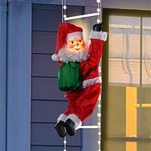 "As Is" Mr. Christmas 11' Rope Ladder Climbing Santa