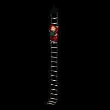 "As Is" Mr. Christmas 11' Rope Ladder Climbing Santa